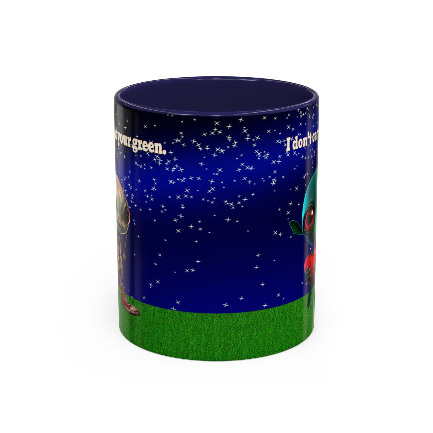 I don't care that your grey - Accent Mug ('snoops' background)