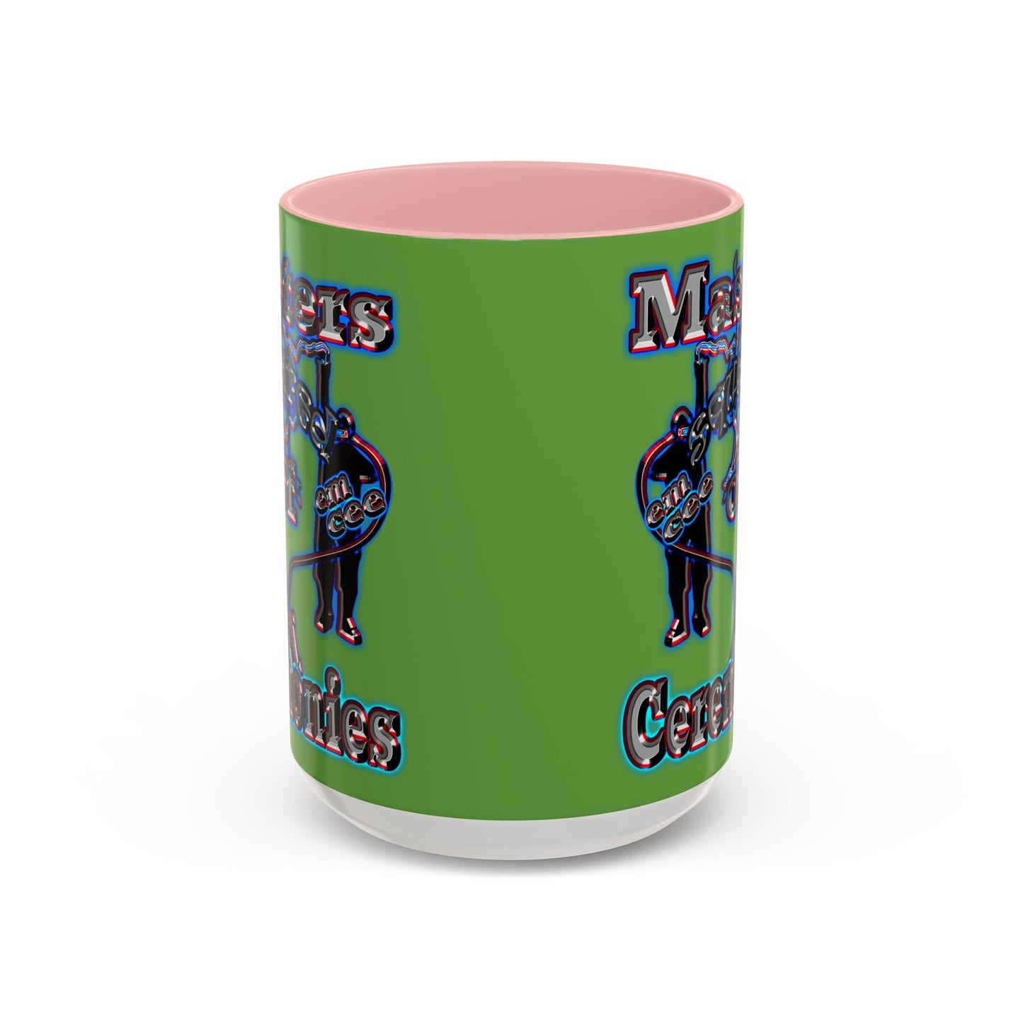 em cee squared - Accent Mug (green)