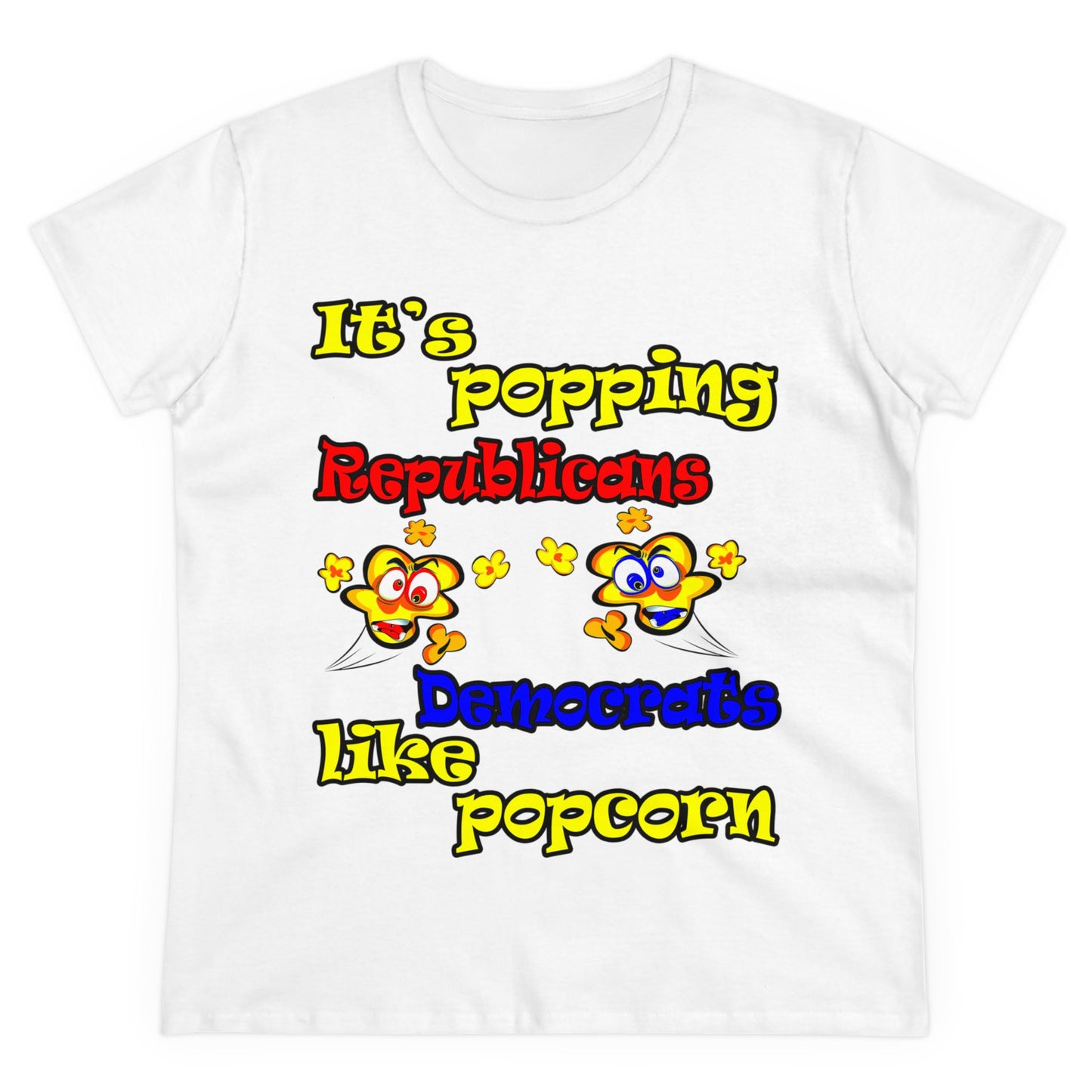 popping like popcorn - Women's Midweight Cotton Tee