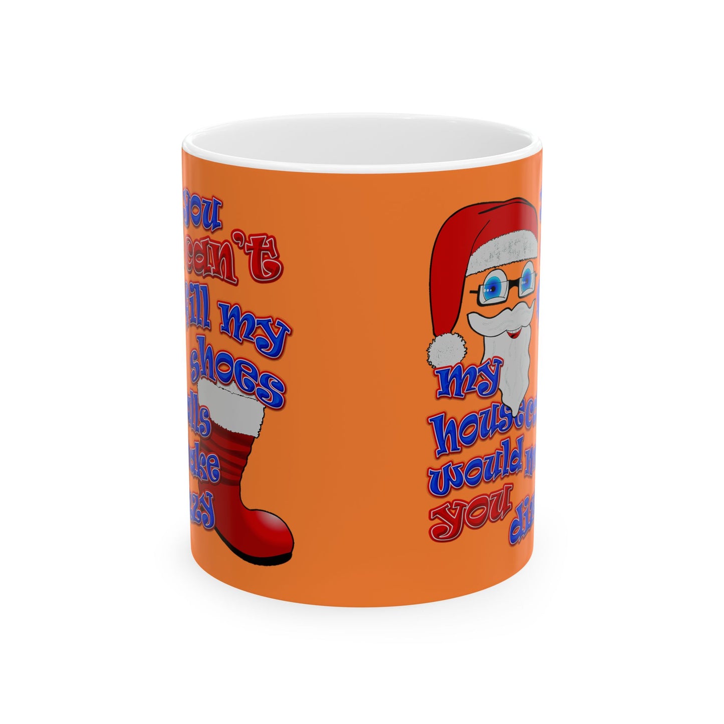 santa's shoes - White Mug (crusta)