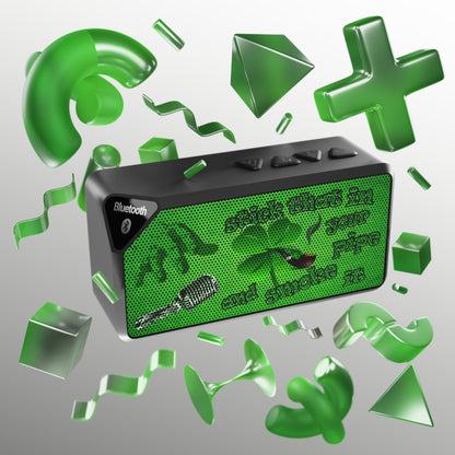 stick that in your pipe and smoke it - Jabba Bluetooth Speaker (green turf)