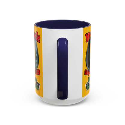 my luck - Accent Mug (yellow)