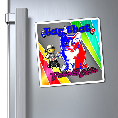 tag that - Magnets - (rainbow split)