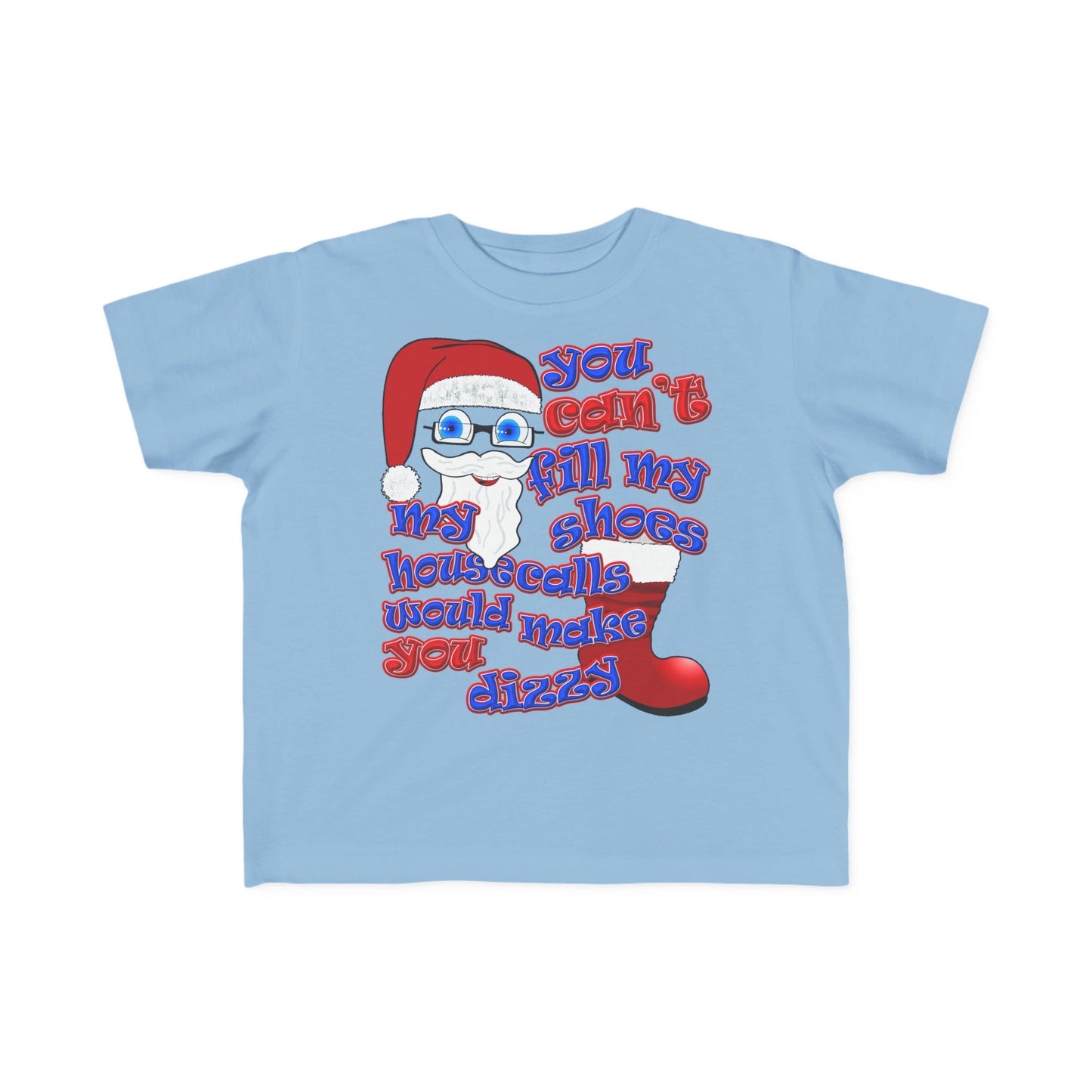 santa's shoes - Toddler's Fine Jersey Tee