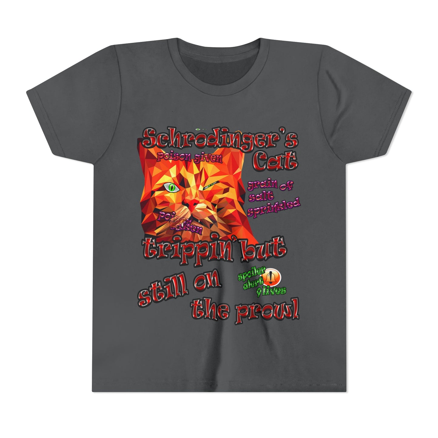 schrodinger's cat - Youth Short Sleeve Tee
