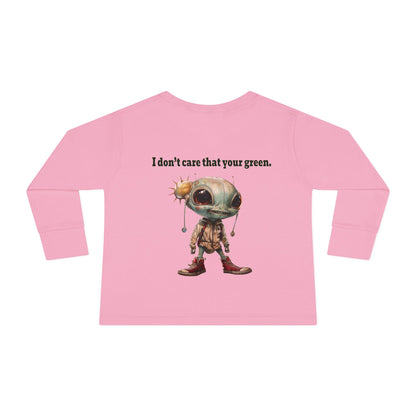 I don't care that your grey - Toddler Long Sleeve Tee