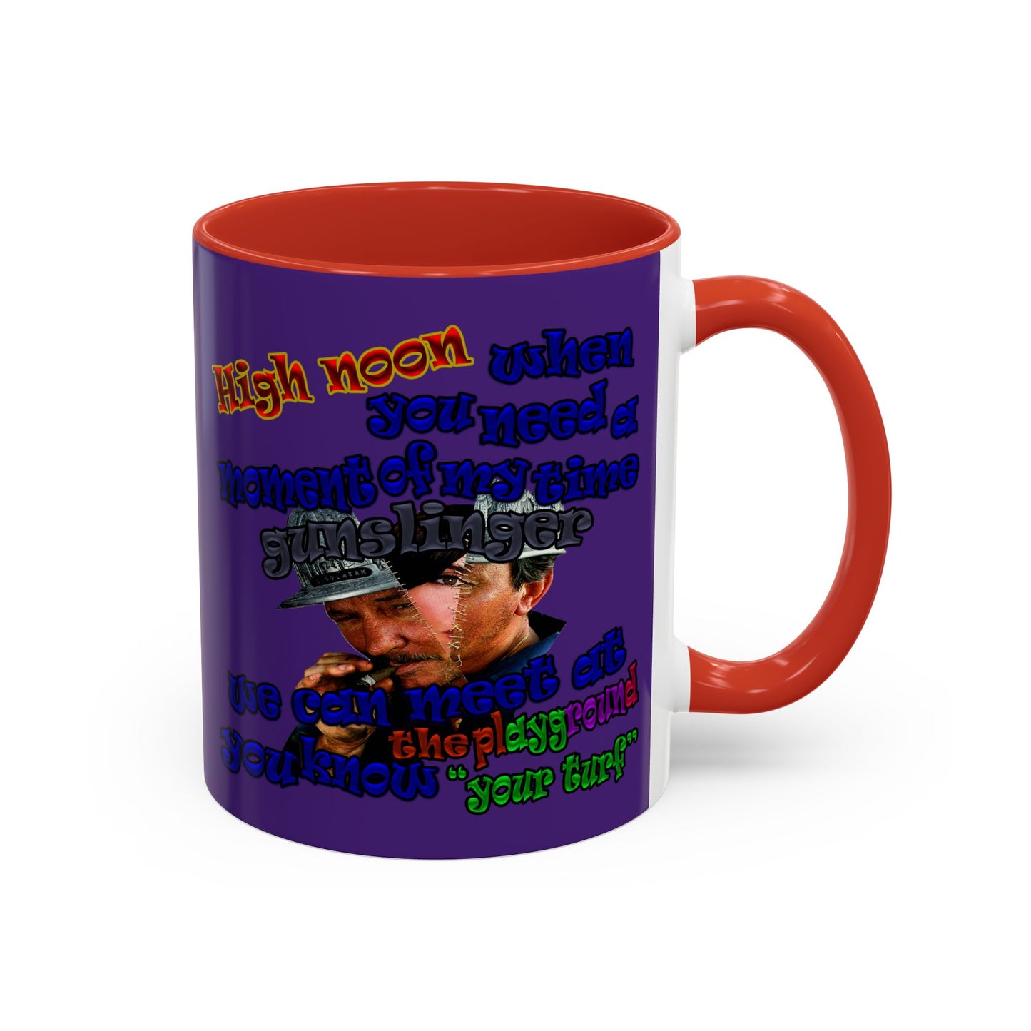high noon - Accent Mug (purple)
