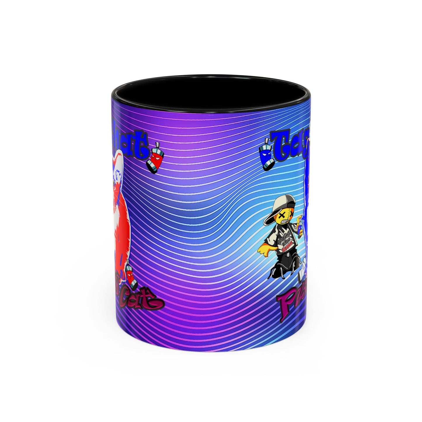 tag that - Accent Mug (purple wave)