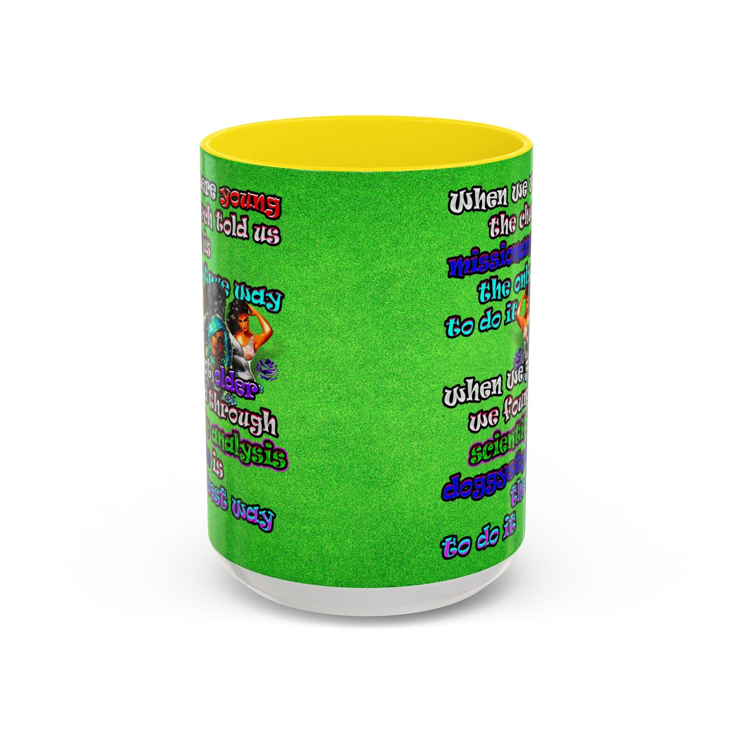doggystyle - Accent Mug (green turf)