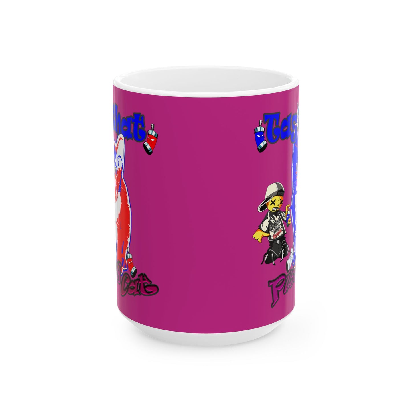 tag that - White Mug (pink)