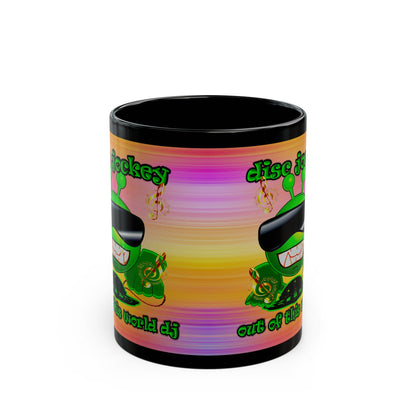 disc jockey - Black Mug (color blur)