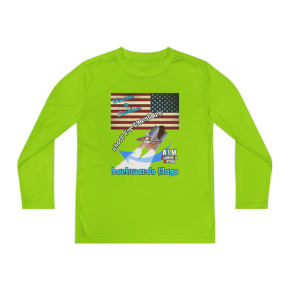 shoot for the stars - Youth Long Sleeve Competitor Tee