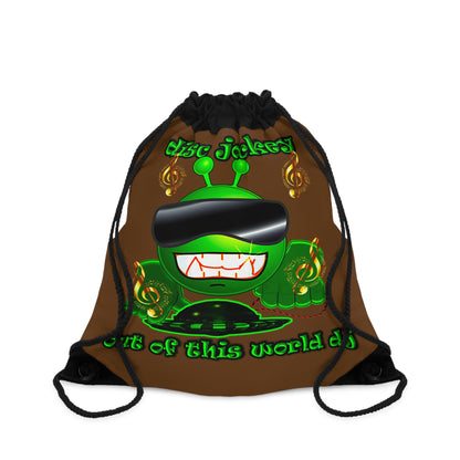 disc jockey - Drawstring Bag (brown)