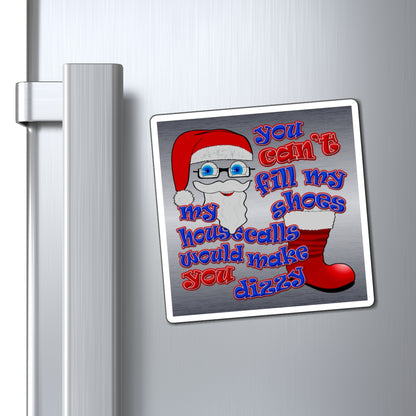 santa's shoes - Magnets - (brushed nickel)