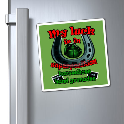 my luck - Magnets - (green)