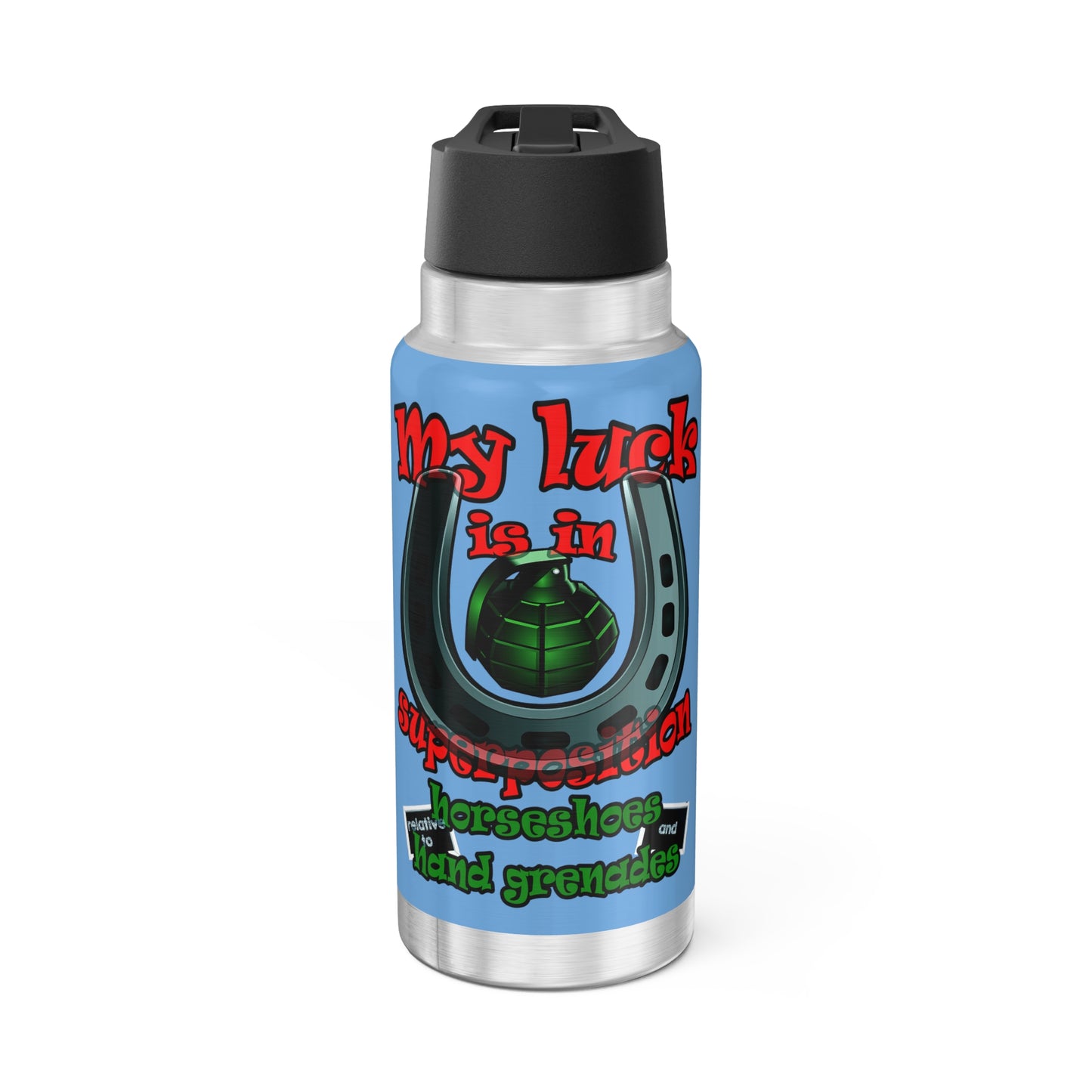 my luck - Gator Tumbler, 32oz (light blue)