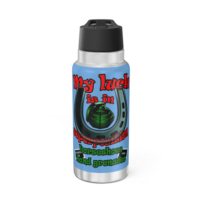 my luck - Gator Tumbler, 32oz (light blue)