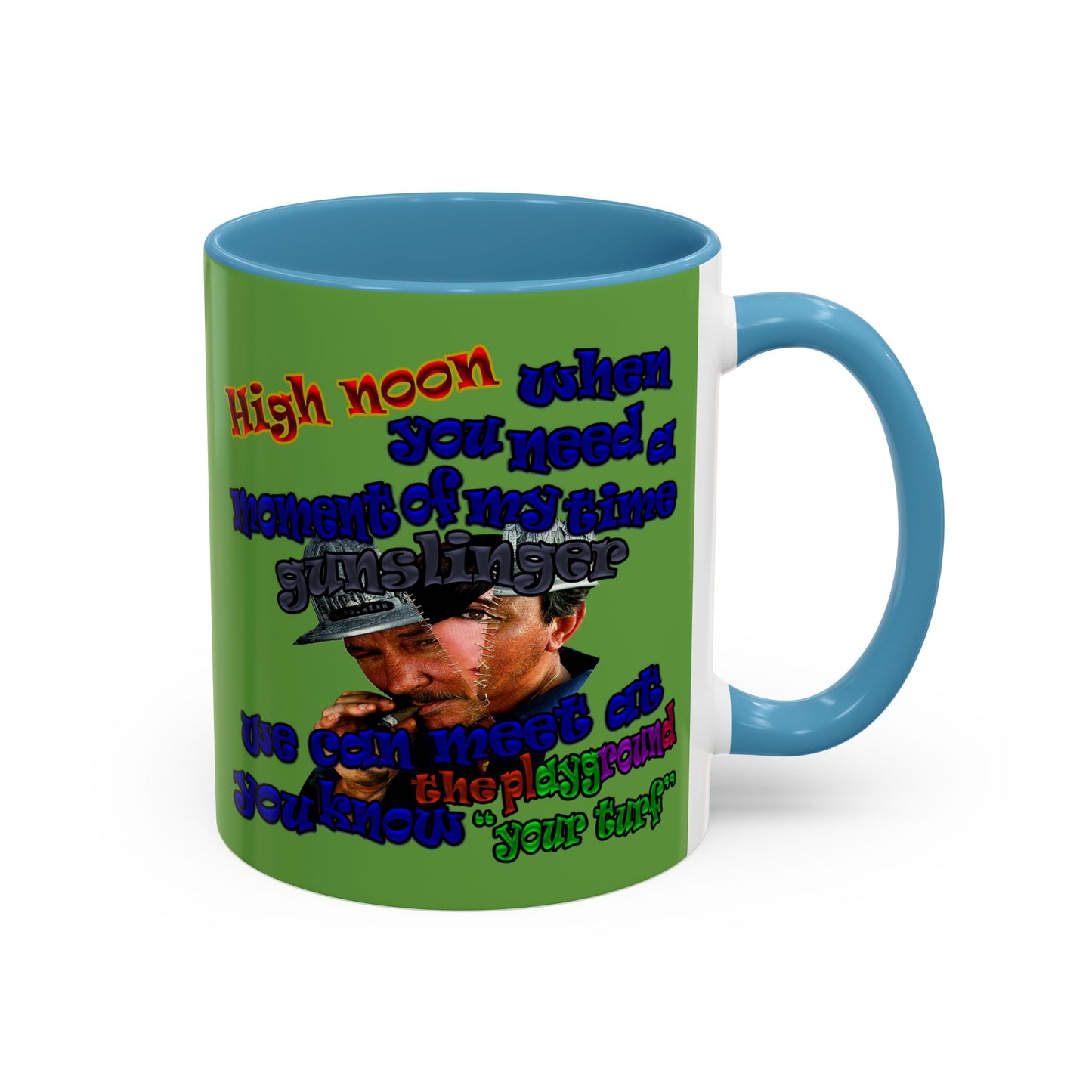 high noon - Accent Mug (green)