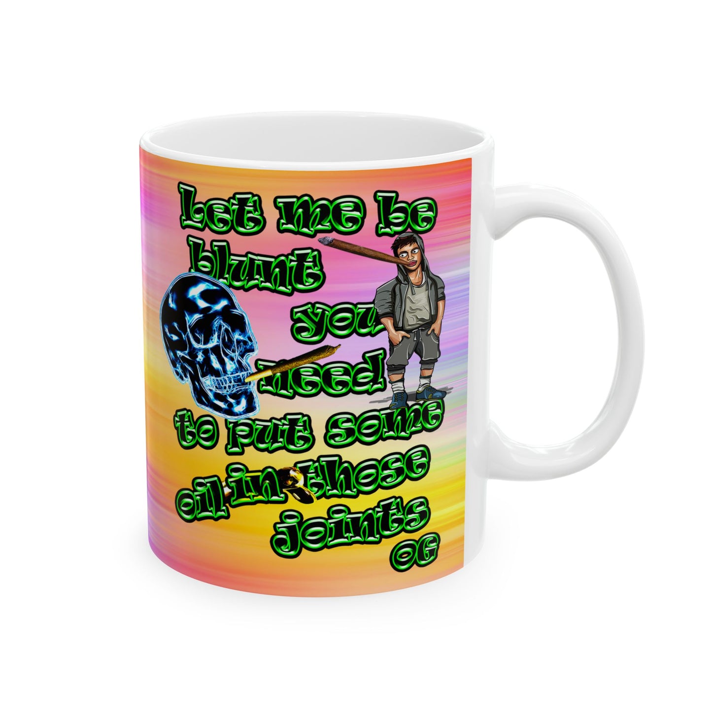 og - White Mug (color blur)