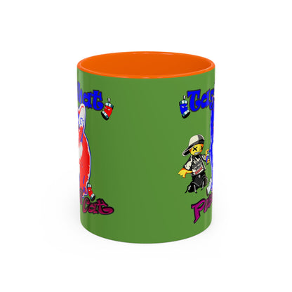 tag that - Accent Mug (green)