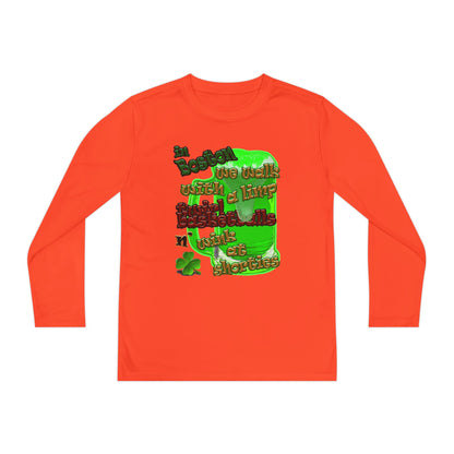 celtics logo - Youth Long Sleeve Competitor Tee