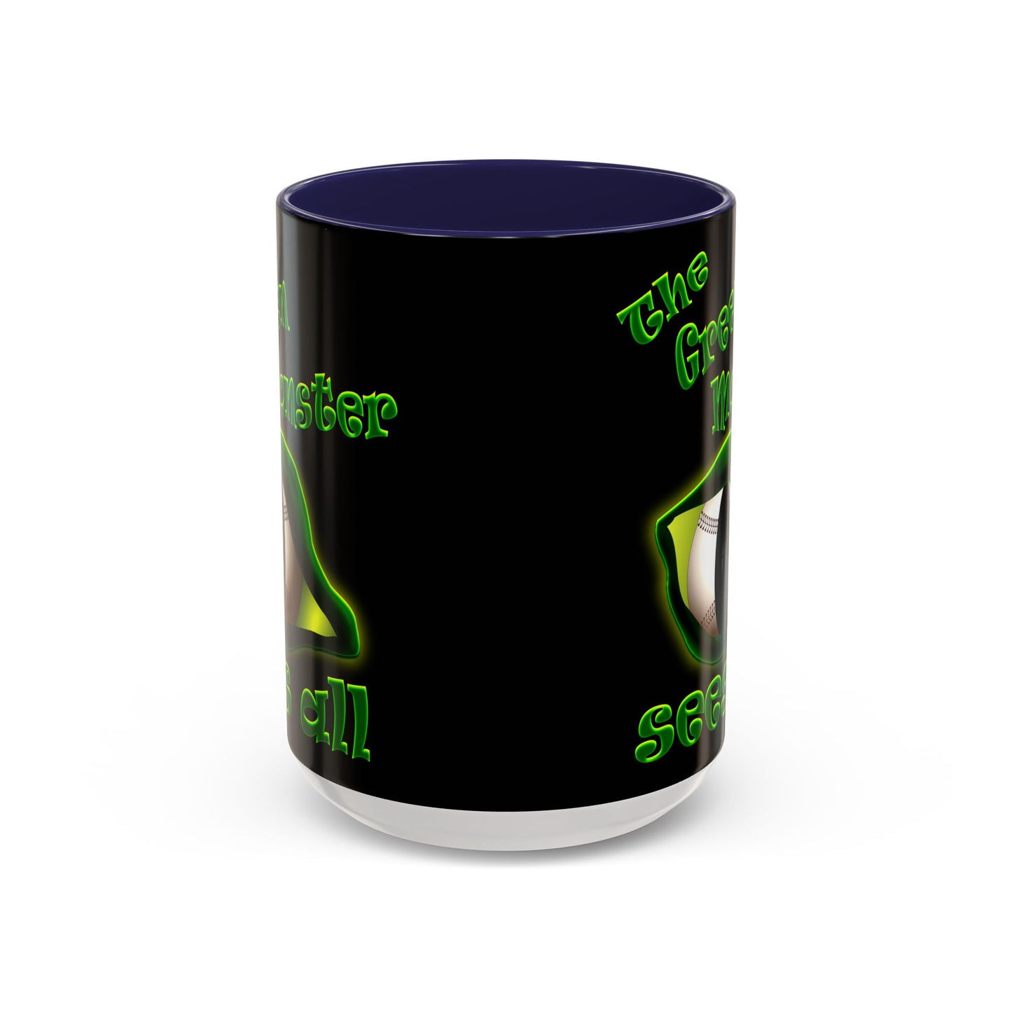 green monster - Accent Mug (black)