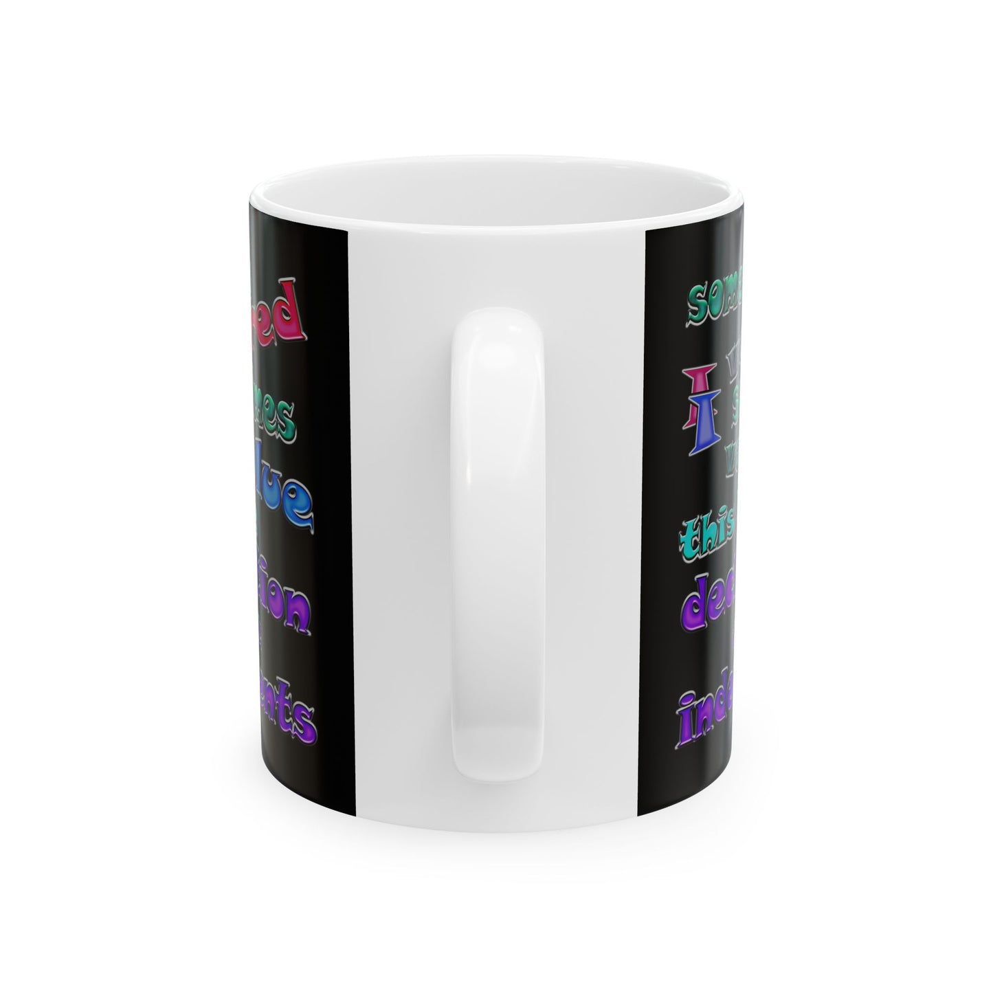 declaration of the independents - White Mug (black)