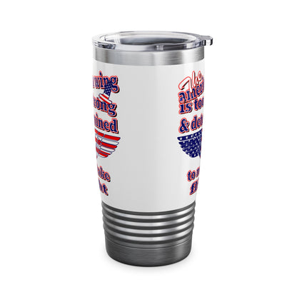 american wing - Ringneck Tumbler, 20oz (white)