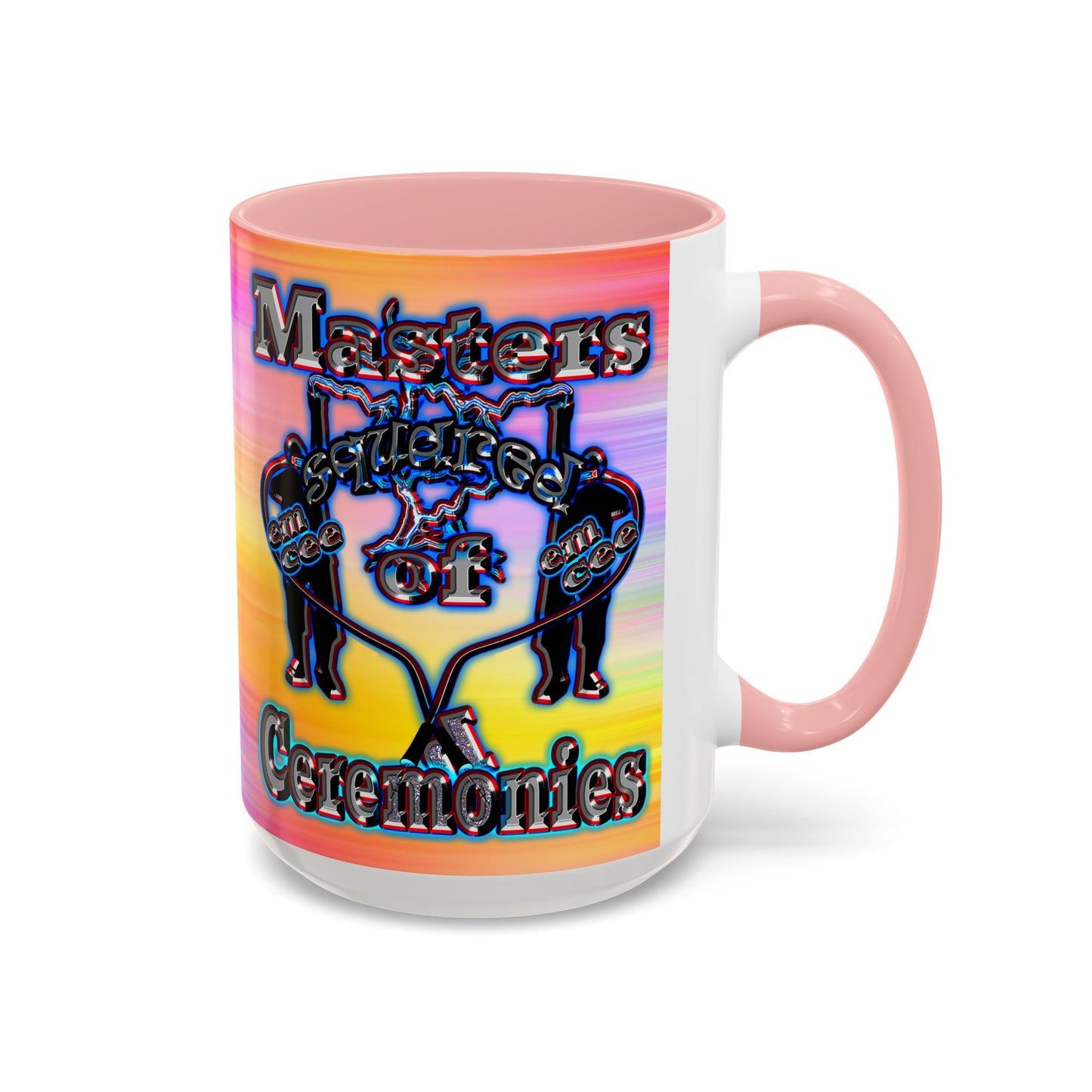 em cee squared - Accent Mug (color blur)