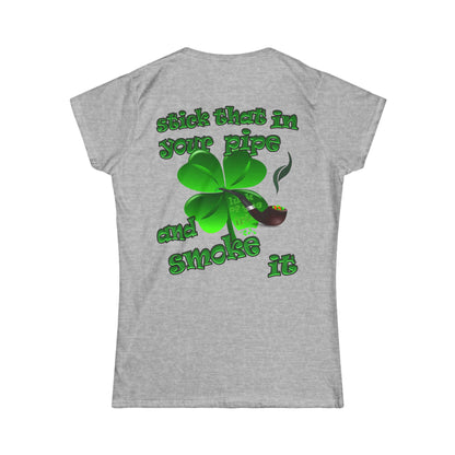 celtics logo - Women's Softstyle Tee