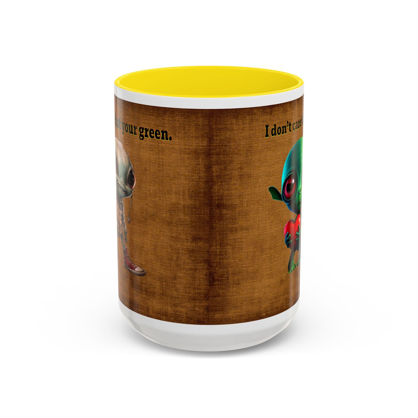 I don't care that your grey - Accent Mug (brown papyrus)