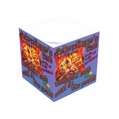 schrodinger's cat - note cube (light blue-purple wave)
