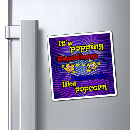 popping like popcorn - Magnets - (purple wave)