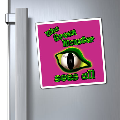 green monster - Magnets - (pink)