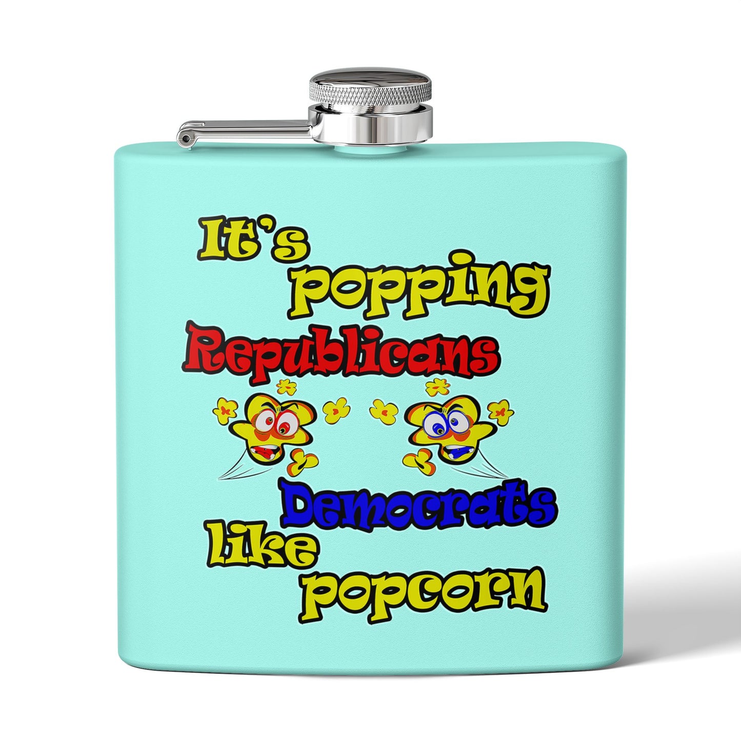 popping like popcorn - Stainless Steel Flask