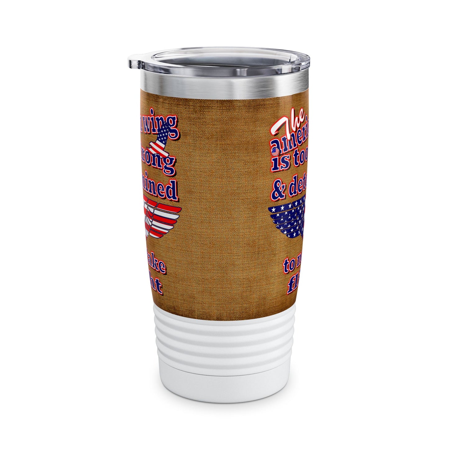 american wing - Ringneck Tumbler, 20oz (brown papyrus)