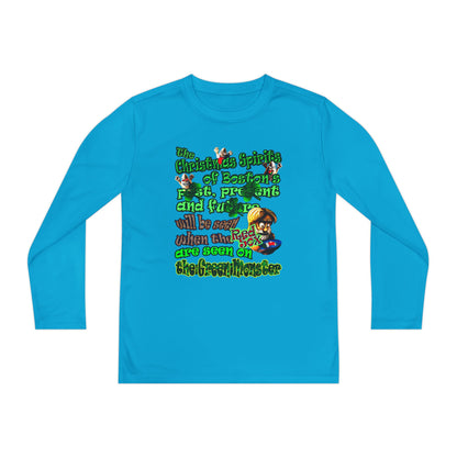 christmas spirits of boston - Youth Long Sleeve Competitor Tee