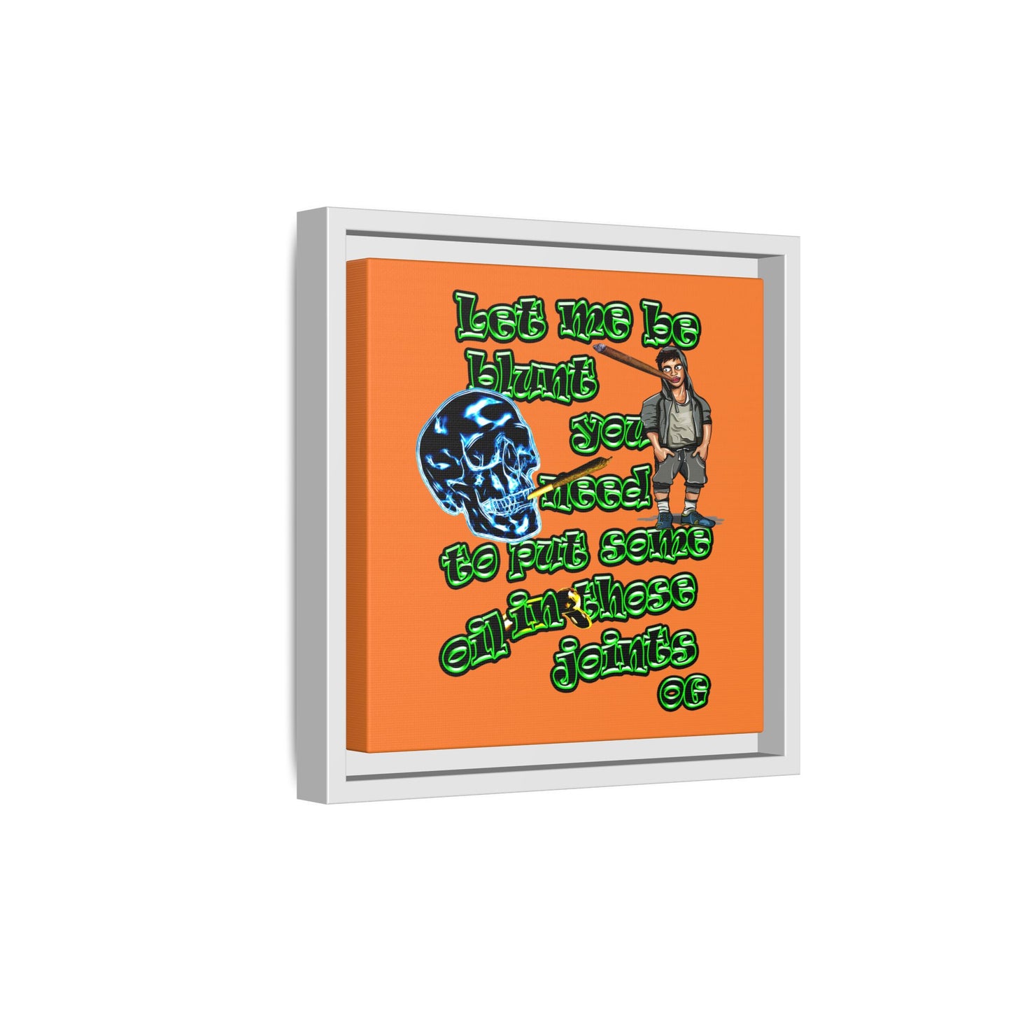 og - framed canvas art (crusta)