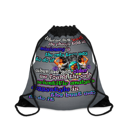 doggystyle - Drawstring Bag (grey-light grey)