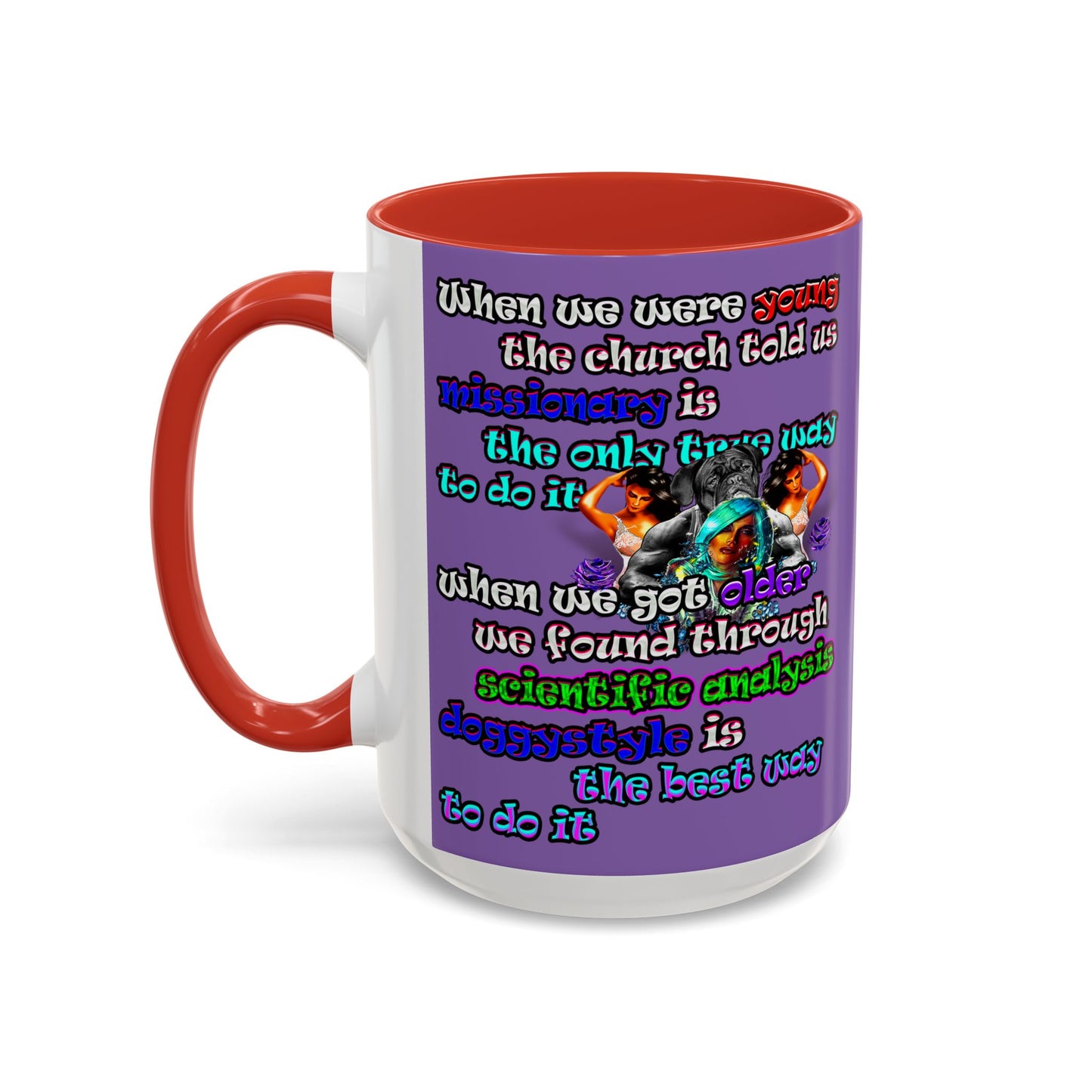 doggystyle - Accent Mug (light purple)