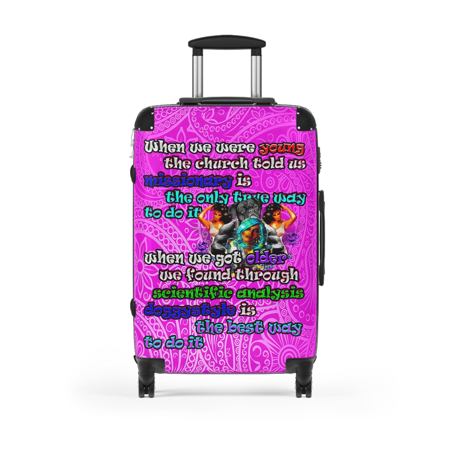 doggystyle - Suitcase (pink swirl)