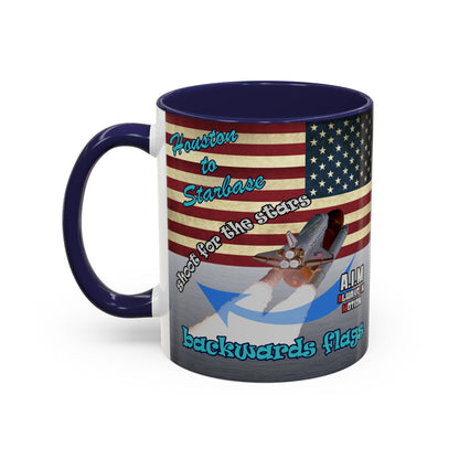 shoot for the stars - Accent Mug (brushed nickel)