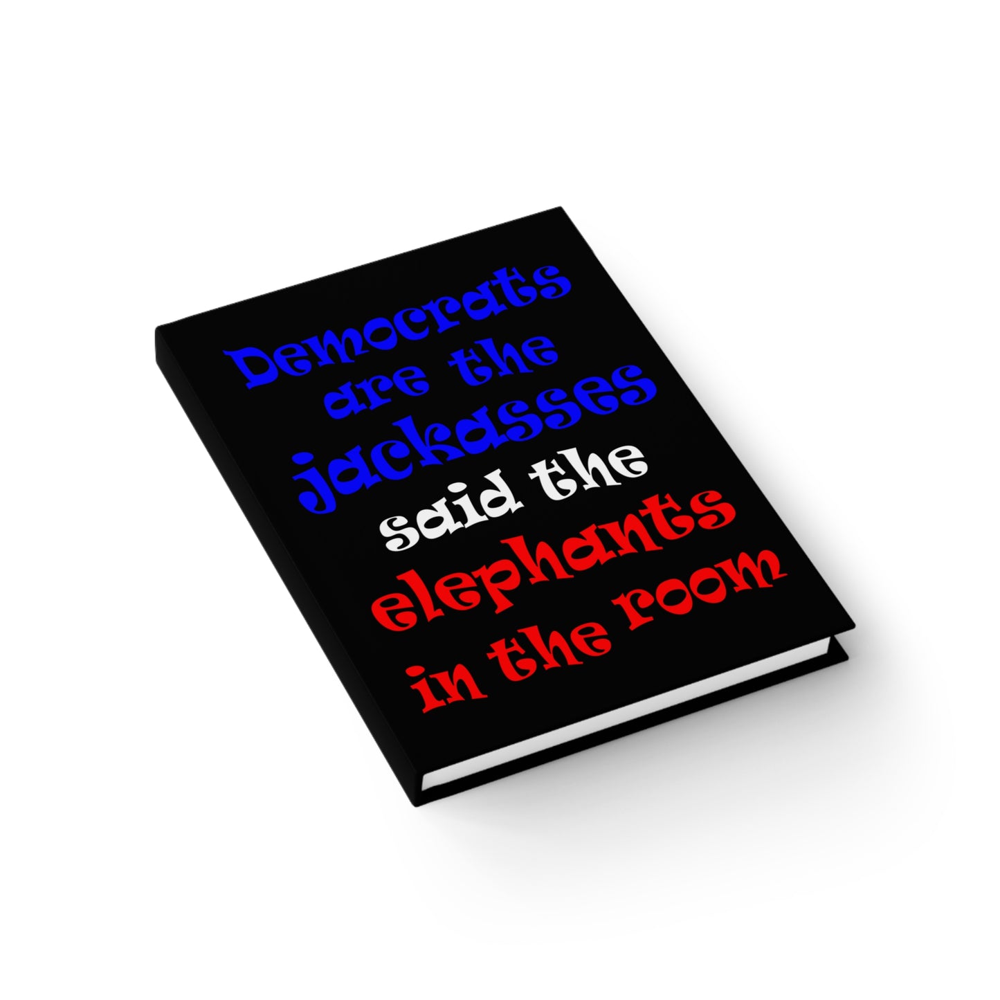 donkeys and elephants - journal-blank (black)