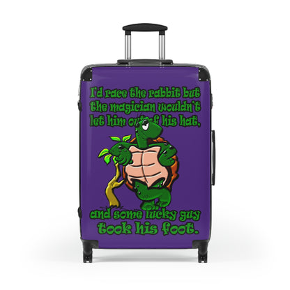 turtle race - Suitcase (purple)