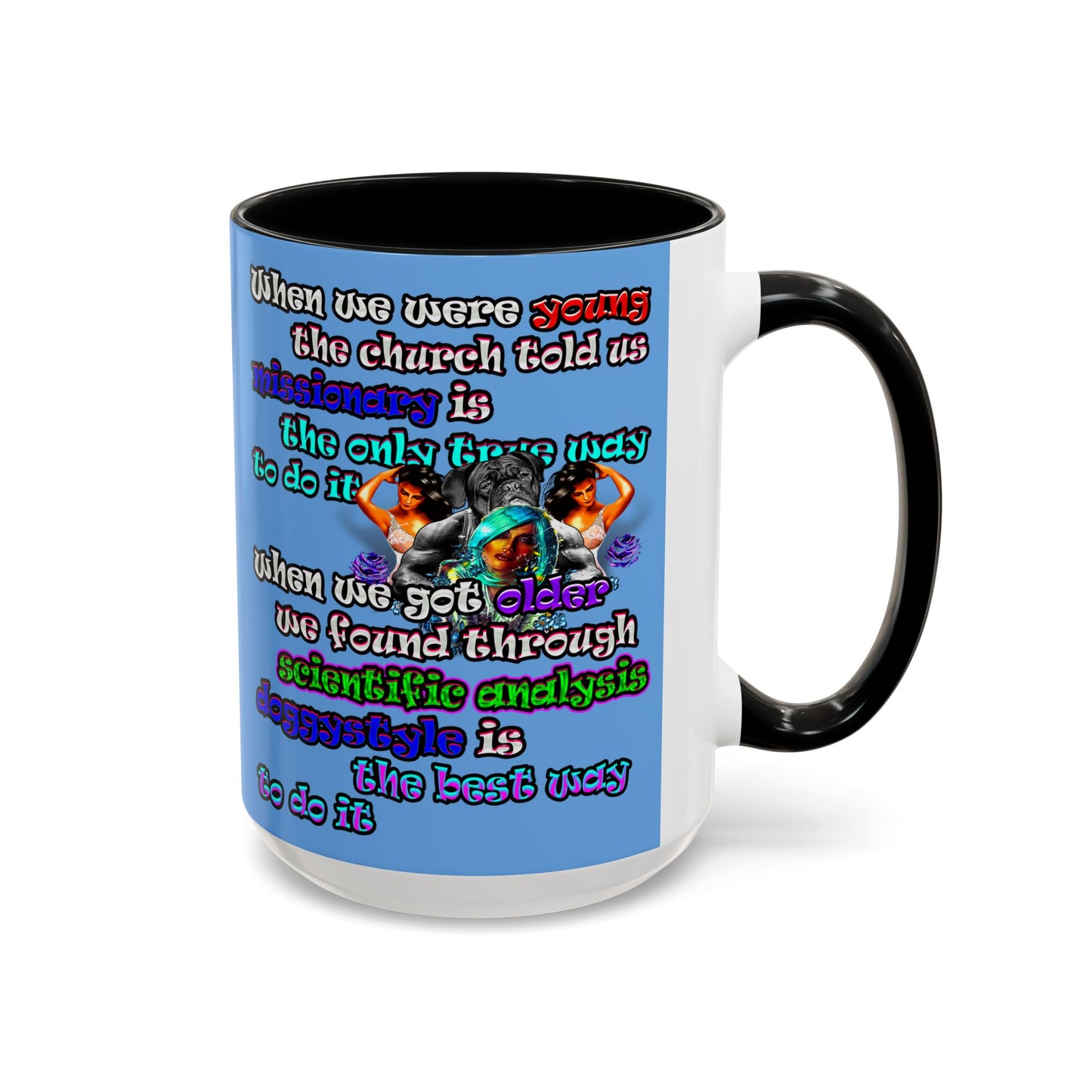 doggystyle - Accent Mug (light blue)