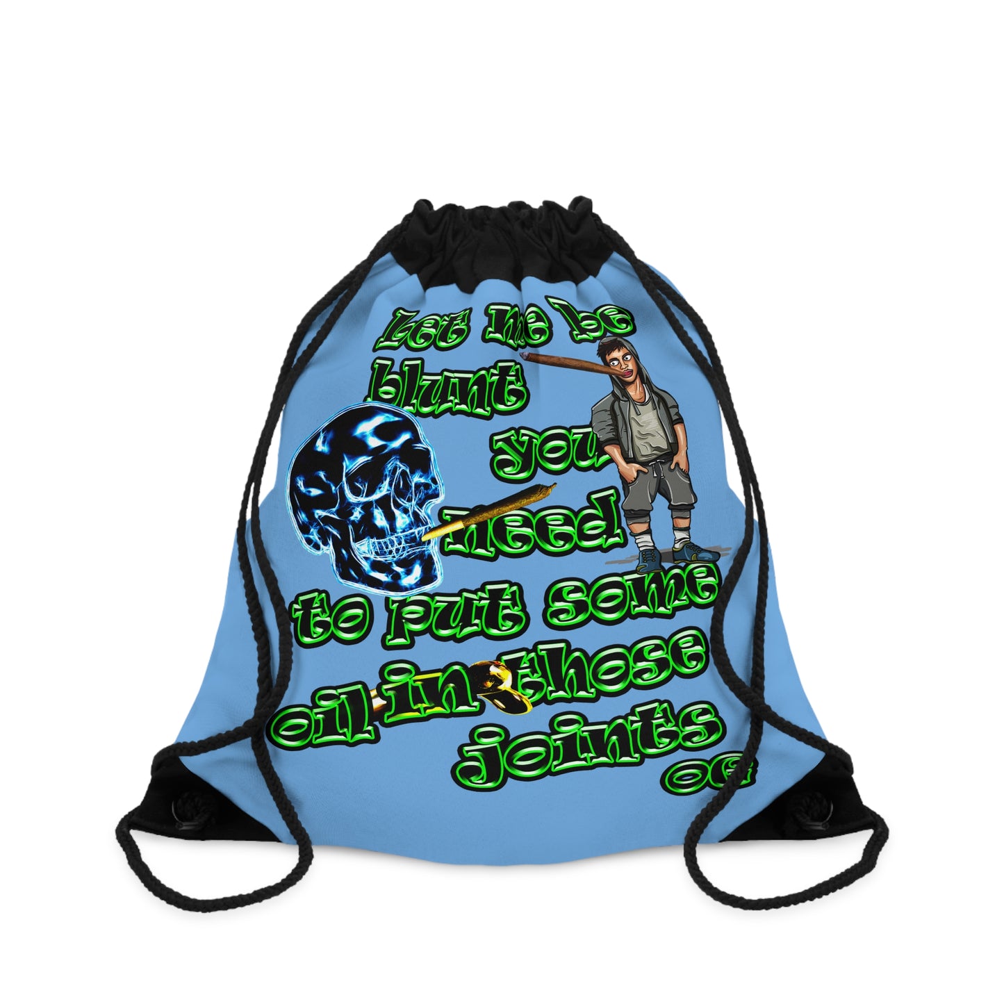 og - Drawstring Bag (light blue)