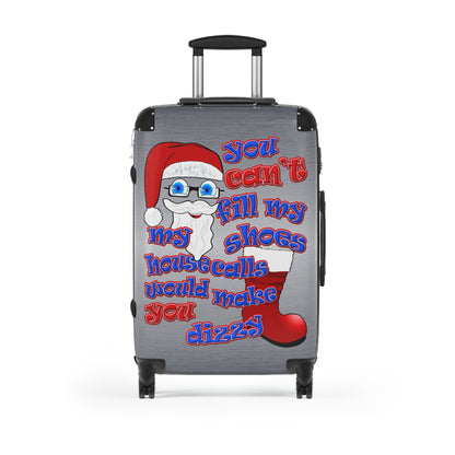santa's shoes - Suitcase (brushed nickel)