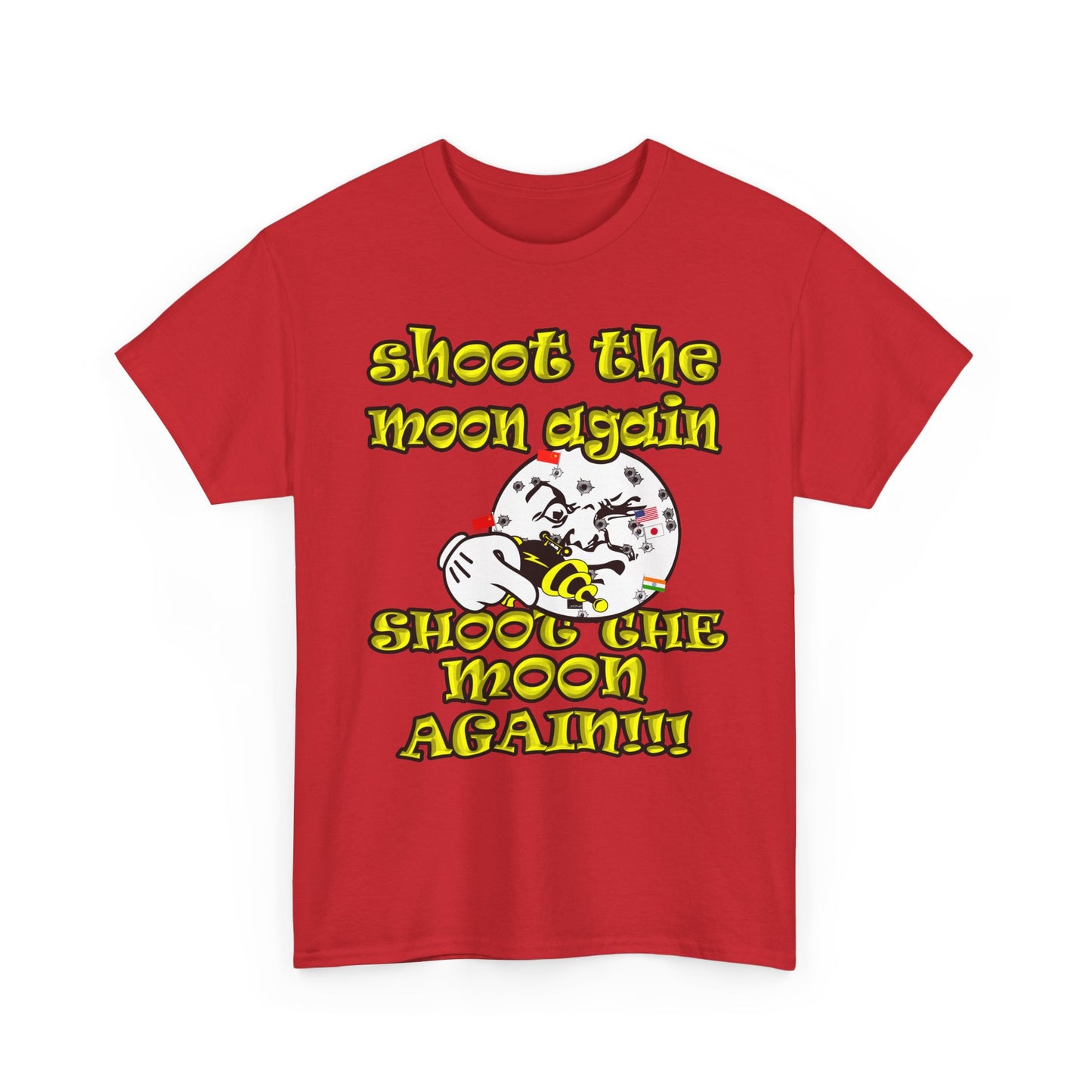 shoot the moon again - Unisex Heavy Cotton Tee