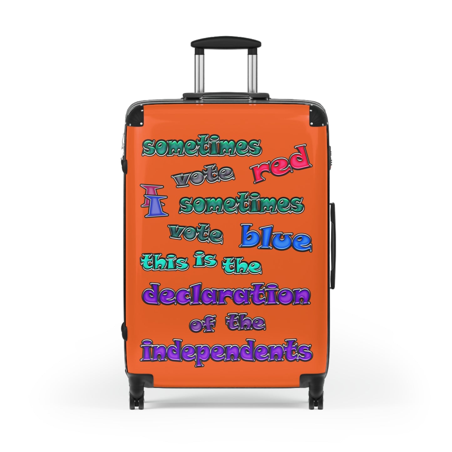 declaration of the independents - Suitcase (orange)