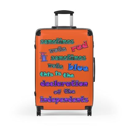 declaration of the independents - Suitcase (orange)